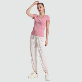 Breflex Classic-Fit Cotton V-Neck Tee Women